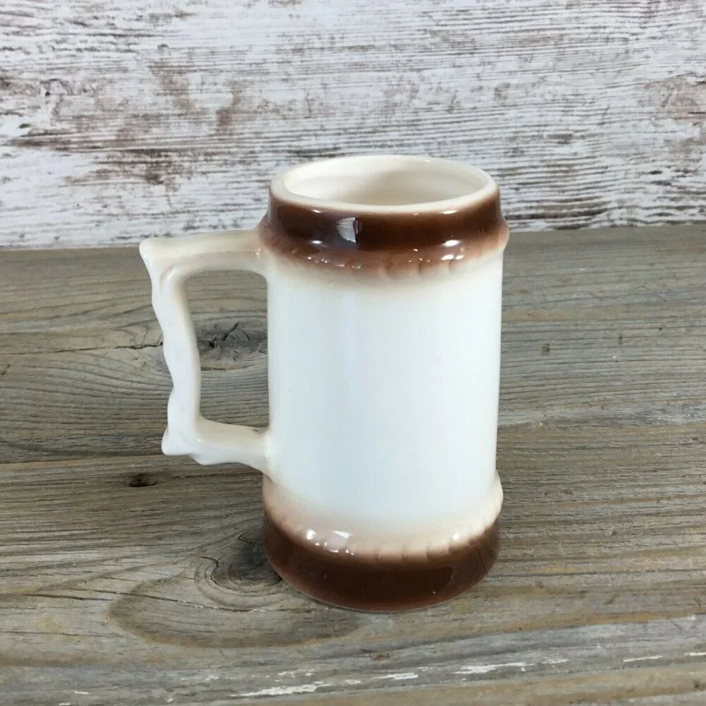 Vintage Bahamas Souvenir Beach Seagulls Mini Beer Mug Stein